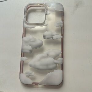 clear cloud iphone 14 pro max phone case